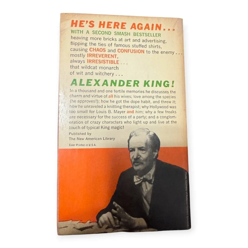 May This House Be Safe From Tigers Alexander King 1961 Signet Paperback NAL